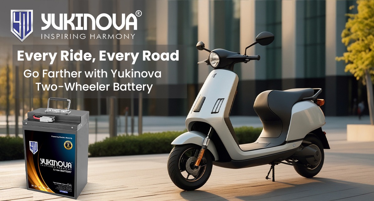 Every Ride, Every Road — Go Farther with Yukinova Two-Wheeler Battery